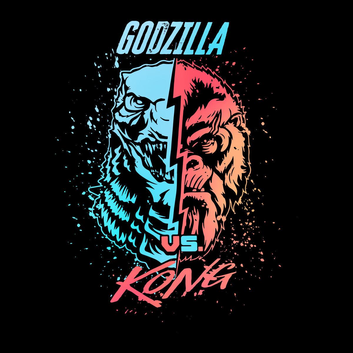 Godzilla vs Kong Unisex Adults T-Shirt Printed Manga Japan Birthday Gift - Kuzi Tees