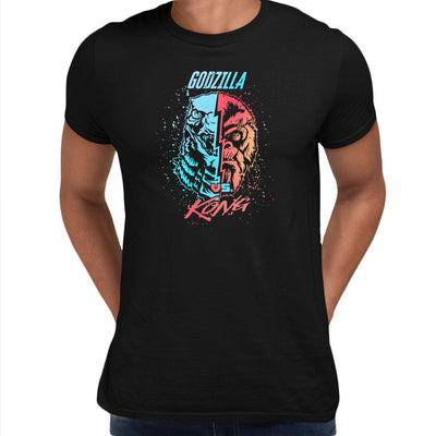 Godzilla vs Kong Unisex Adults T-Shirt Printed Manga Japan Birthday Gift - Kuzi Tees