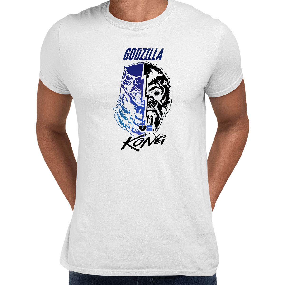 Godzilla vs Kong Unisex Adults T-Shirt Printed Manga Japan Birthday Gift - Kuzi Tees