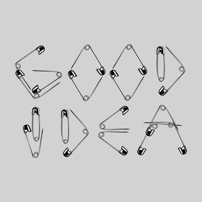 Good Idea - Good Idea Safety Pin funny Black White & Grey Unisex t-shirt - Kuzi Tees