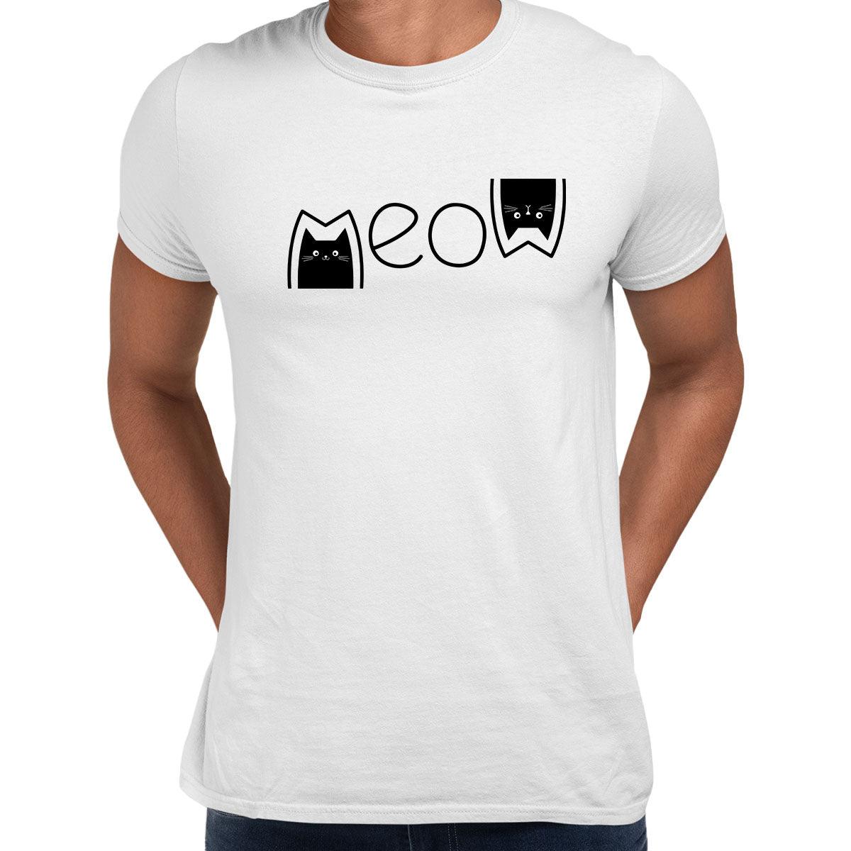 Graphic Cat Funny Presents Gifts For Ladies Tee Top Cool Unisex T-shirt - Kuzi Tees