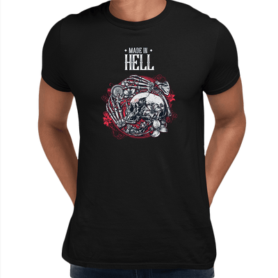 Grave Spooky Scary Skeleton Death Mens Women Fast Delivery Unisex T-shirt - Kuzi Tees