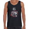 Grave Spooky Scary Skeleton Death Fast Delivery Unisex Tank Top - Kuzi Tees