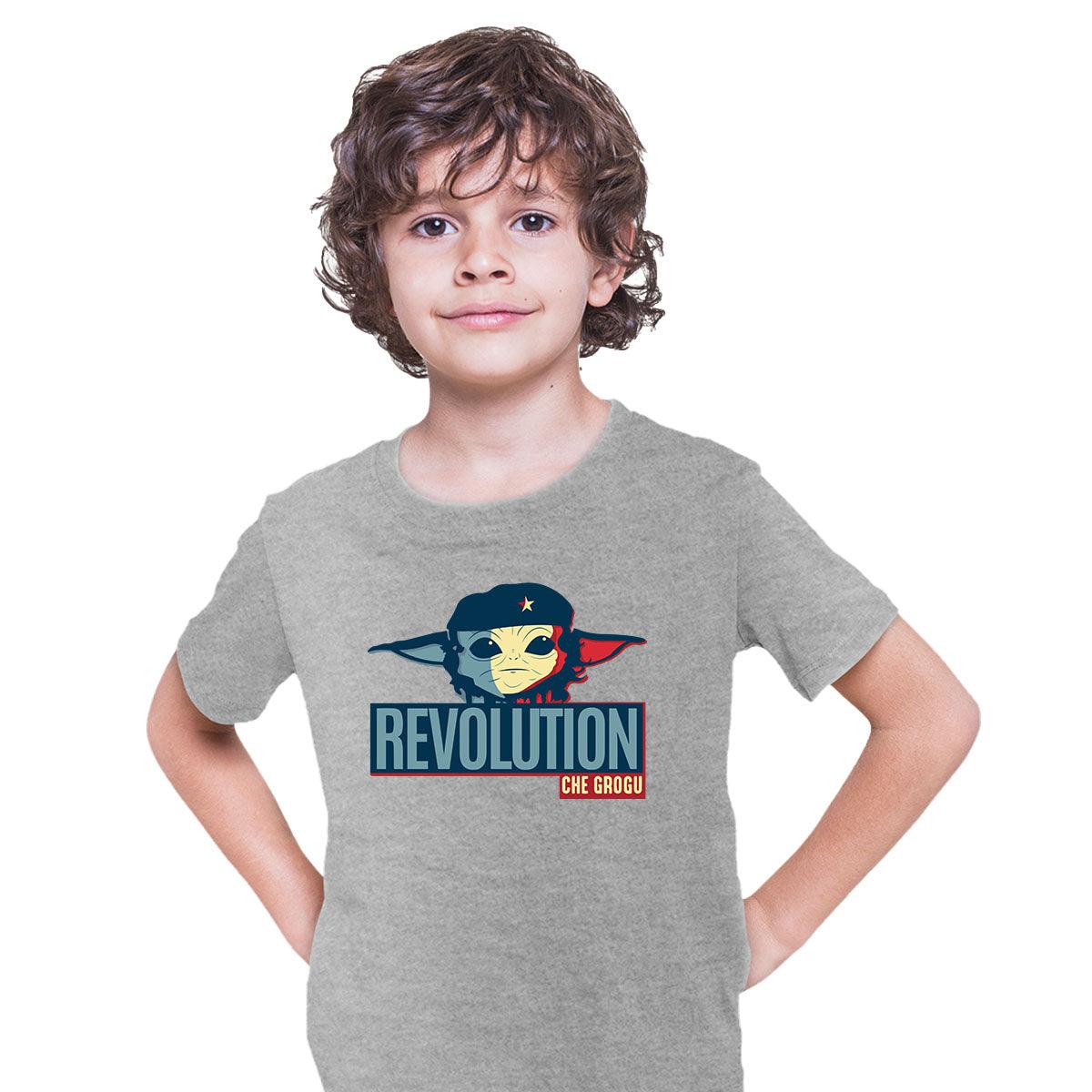 Grogu The Leader Kids T-shirt Star Wars Mandalorian Movie - Kuzi Tees