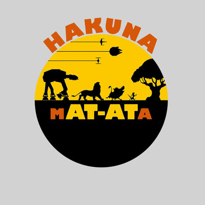 Hakuna Matata AT AT Walker Star Wars Funny Adult T-shirt - Kuzi Tees