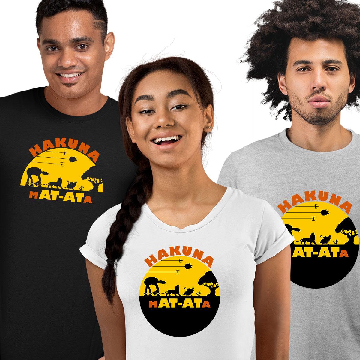 Hakuna Matata AT AT Walker Star Wars Funny Adult T-shirt - Kuzi Tees