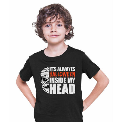 Halloween inside my head festive T-shirt for Kids - Kuzi Tees