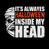 Halloween inside my head festive Unisex T-shirt - Kuzi Tees