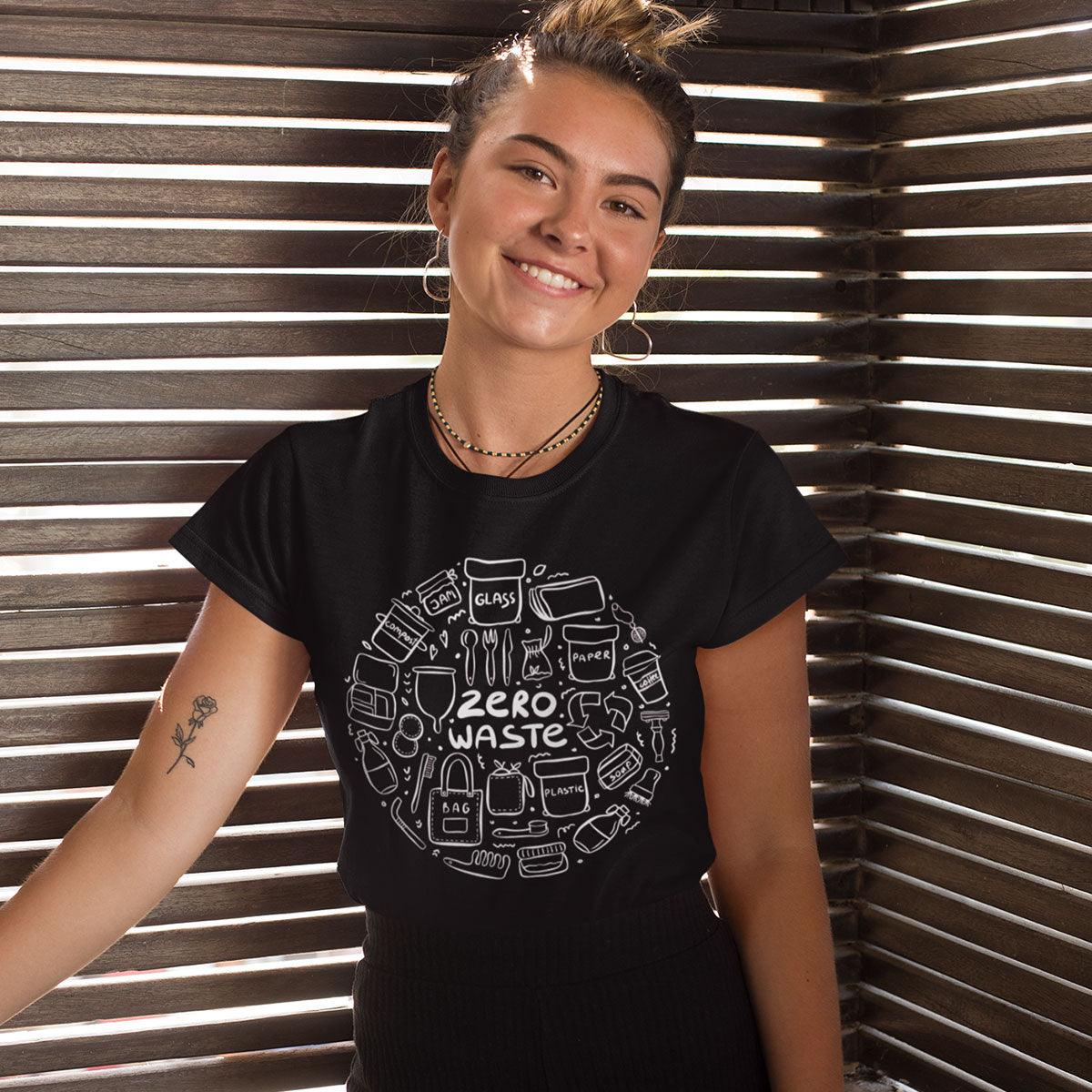 Hand Drawn Elements Of Zero Waste Life - Kuzi Tees