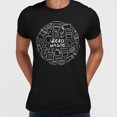 Hand Drawn Elements Of Zero Waste Life - Kuzi Tees
