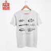 Hand Drawn 6 Fish Collection - Kuzi Tees