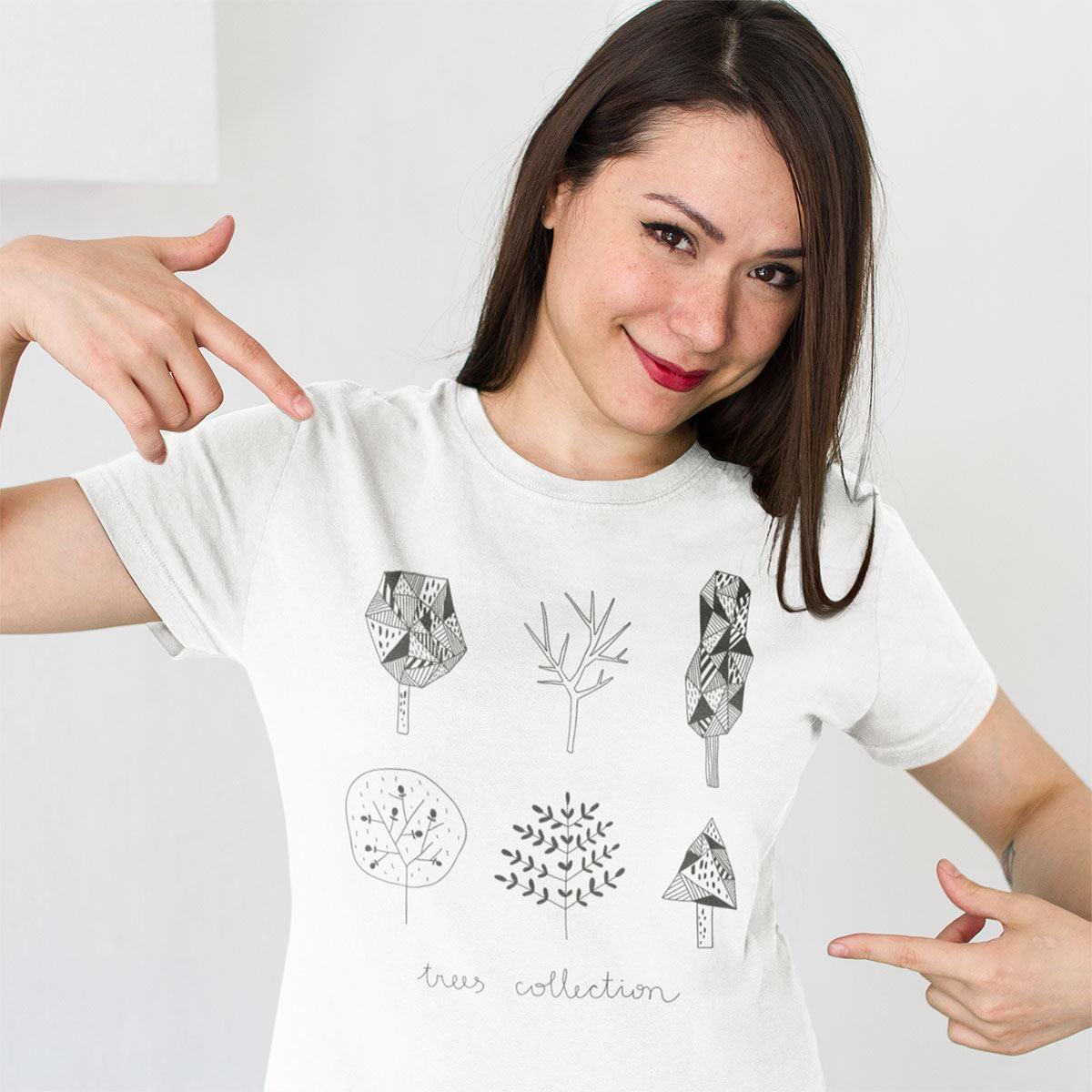 Hand Drawn Tree Collection T-shirt - Kuzi Tees