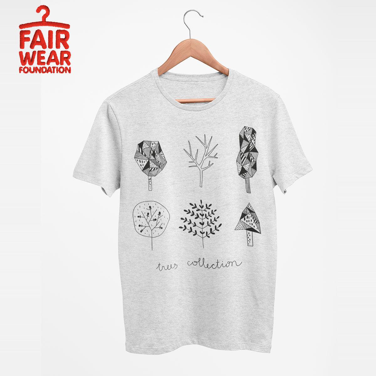 Hand Drawn Tree Collection T-shirt - Kuzi Tees