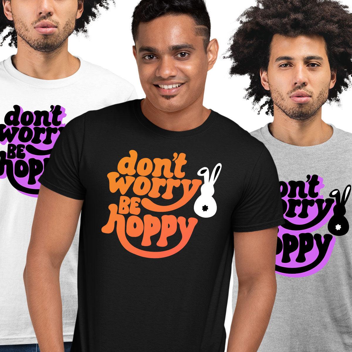 Happy Easter Positive Bunny T-shirt for men Unisex Festive Spring Tee - Kuzi Tees