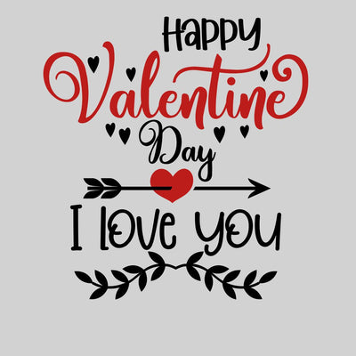 Happy valentine day i love you Valentines Love T-shirt for men Unisex T-Shirt - Kuzi Tees