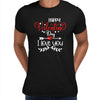 Happy valentine day i love you Valentines Love T-shirt for men Unisex T-Shirt - Kuzi Tees