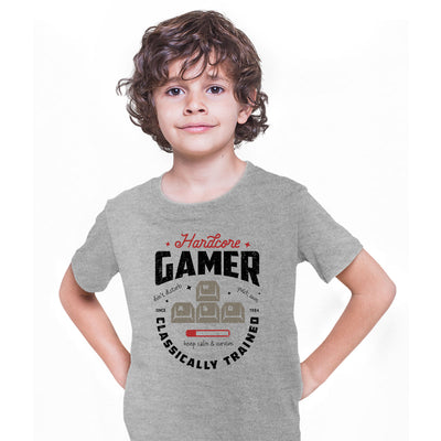 Kids Gaming T-Shirt Old School Gamer Retro Video Game Hardcore Gamer T-shirt for Kids - Kuzi Tees