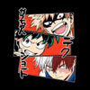 Anime My Hero Academia Manga Black T-shirt
