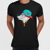 Hip Hop T-Shirt Fox with the Hat - Kuzi Tees