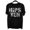Hipster typography tee including goodies and gadgets icon Art T-shirt - Kuzi Tees