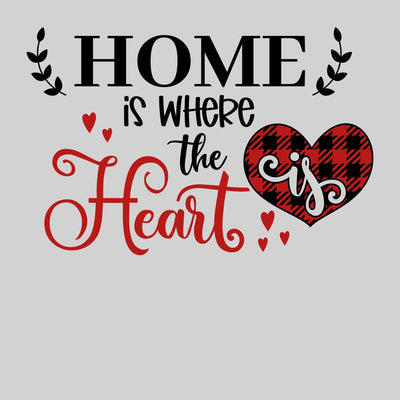 Home is where the heart is Valentines Love T-shirt for men Unisex T-Shirt - Kuzi Tees