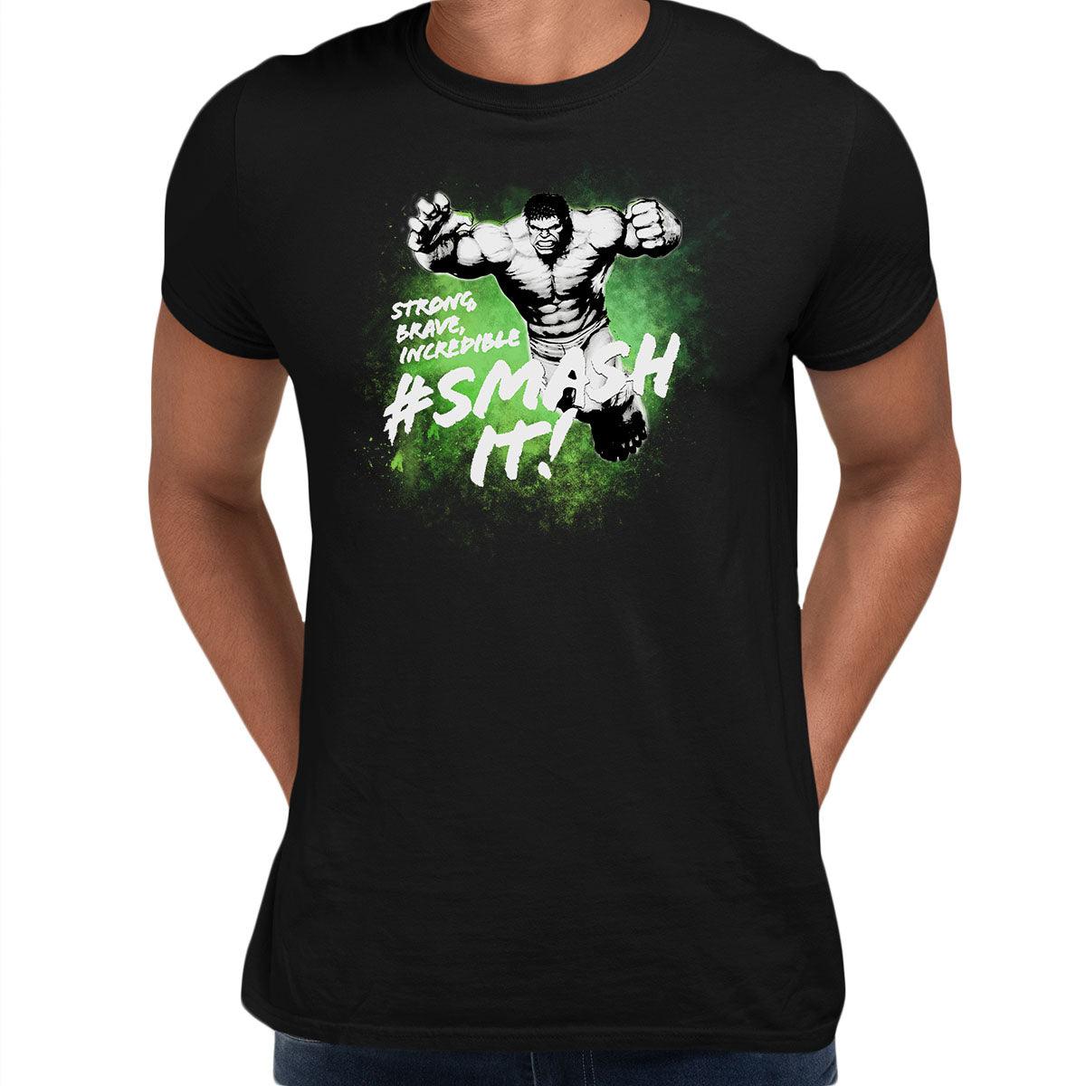 Incredible, Strong, Brave Hulk Smash it Unisex T-Shirt - Kuzi Tees
