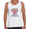 I Must Go - My Gym Need m Unisex Black Tank Top - Kuzi Tees