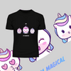 I am Magical Unicorn Emoji OMG YAY Face Expression Mobile T-Shirt - Kuzi Tees
