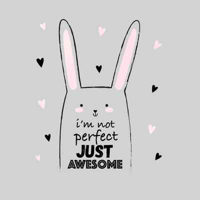 I am not perfect Just Awesome Funny Animal Quote T-shirt Print Unisex T-shirt - Kuzi Tees