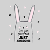 I am not perfect Just Awesome Funny Animal Quote Print Unisex Tank Top - Kuzi Tees
