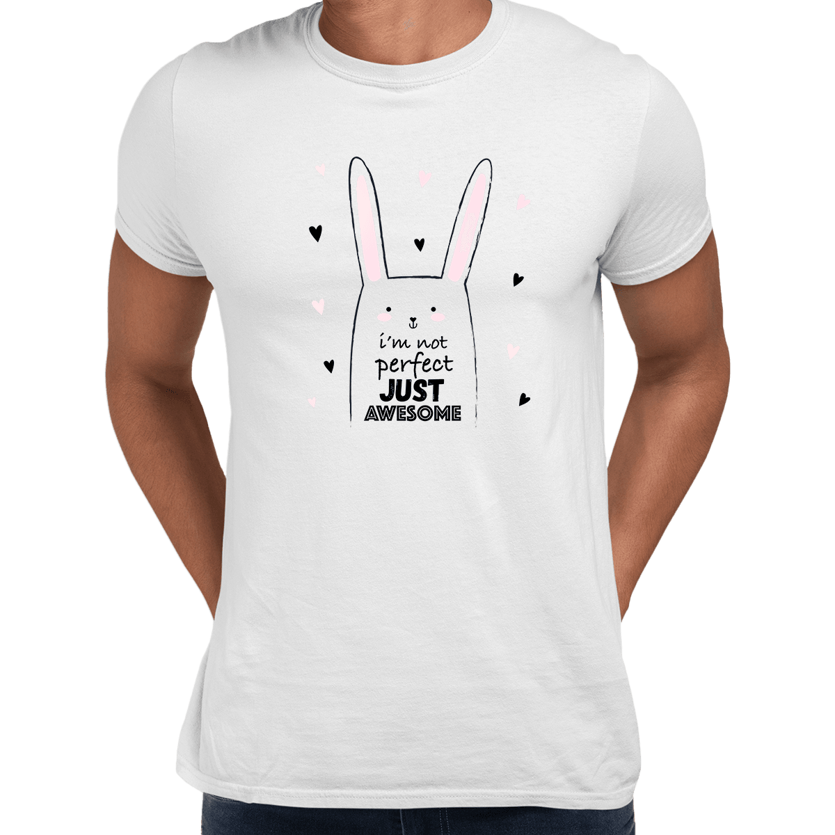 I am not perfect Just Awesome Funny Animal Quote T-shirt Print Unisex T-shirt - Kuzi Tees
