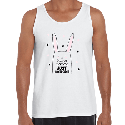 I am not perfect Just Awesome Funny Animal Quote Print Unisex Tank Top - Kuzi Tees
