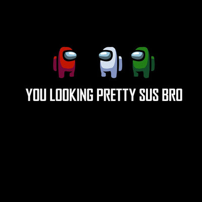 Among Us Sus Bro Imposter Gaming T-Shirt for Men Crew Mate Funny Cool Gift Unisex Christmas - Kuzi Tees