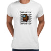 Brown Impostor Among Us Gamer T-shirt for Men Xmas Funny Viral Game Retro Unisex Tee - Kuzi Tees