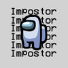 Impostor Among Us Gamer Male Tee Xmas Funny Grey Viral Game Retro Unisex T-Shirt - Kuzi Tees