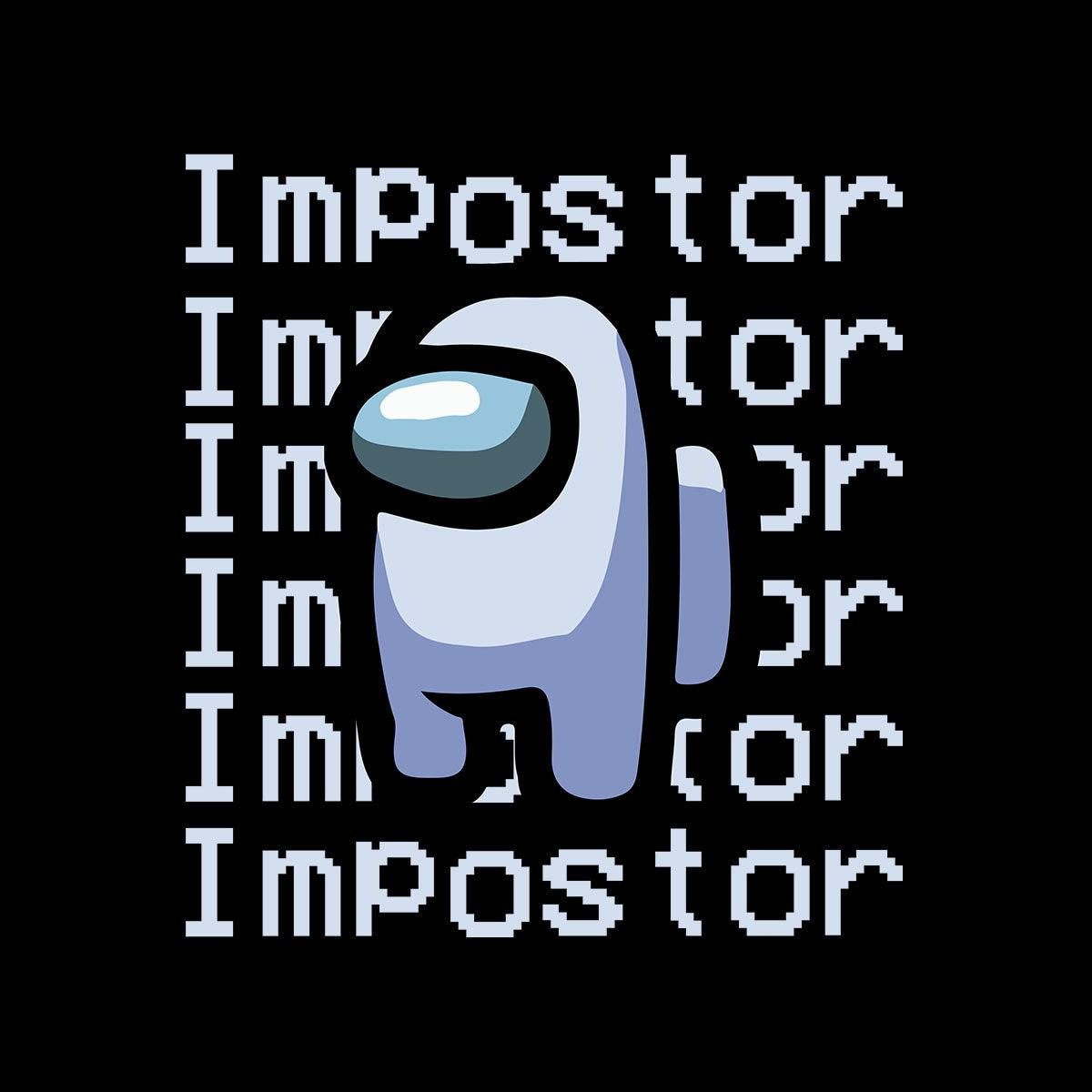 Impostor Among Us Gamer Male Tee Xmas Funny Grey Viral Game Retro Unisex T-Shirt - Kuzi Tees