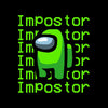 Impostor Among Us Gamer Male Tee Xmas Funny Light Green Viral Game Retro Unisex T-Shirt - Kuzi Tees
