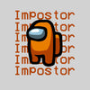 Impostor Among Us Gamer Male Tee Xmas Funny Orange Viral Game Retro Tee Unisex T-Shirt - Kuzi Tees