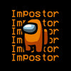 Impostor Among Us Gamer Male Tee Xmas Funny Orange Viral Game Retro Tee Unisex T-Shirt - Kuzi Tees
