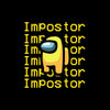 Yellow Impostor Among Us Gamer T-shirt for Men Xmas Funny Viral Game Retro Unisex Tee - Kuzi Tees