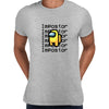 Yellow Impostor Among Us Gamer T-shirt for Men Xmas Funny Viral Game Retro Unisex Tee - Kuzi Tees