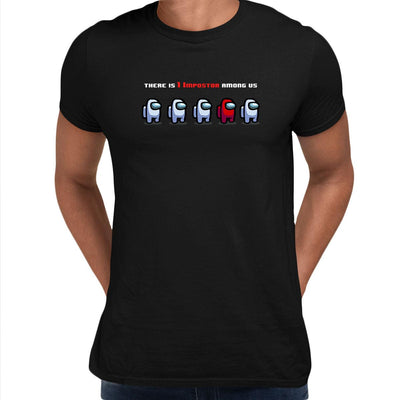 Impostor Among Us Gamer T-shirt for Men | Xmas Funny Retro Gift (S-3XL) Unisex T-Shirt - Kuzi Tees