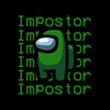 Impostor Among Us Gamer Male Tee Xmas Funny Dark Green Viral Game Retro Unisex T-Shirt - Kuzi Tees