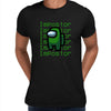 Impostor Among Us Gamer Male Tee Xmas Funny Dark Green Viral Game Retro Unisex T-Shirt - Kuzi Tees