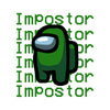 Impostor Among Us Gamer Male Tee Xmas Funny Dark Green Viral Game Retro Unisex T-Shirt - Kuzi Tees