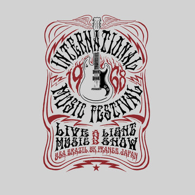 International Rock Music Festival Retro Indie Blues Vintage Typography Unisex Tank Top - Kuzi Tees