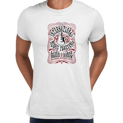 International Rock Music Festival Retro Indie Blues Vintage Typography Unisex T-shirt - Kuzi Tees