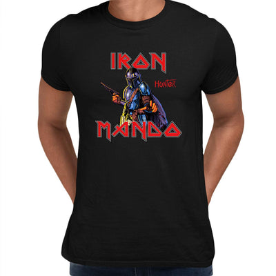 Iron Mando Hunter Tee Mandalorian Funny Unisex T-Shirt - Kuzi Tees
