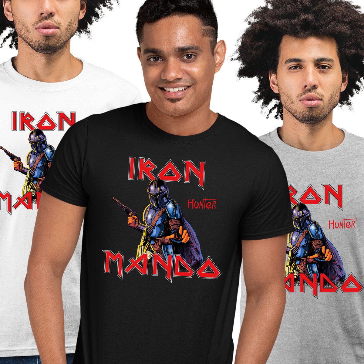 Iron Mando Hunter Tee Mandalorian Funny Unisex T-Shirt - Kuzi Tees