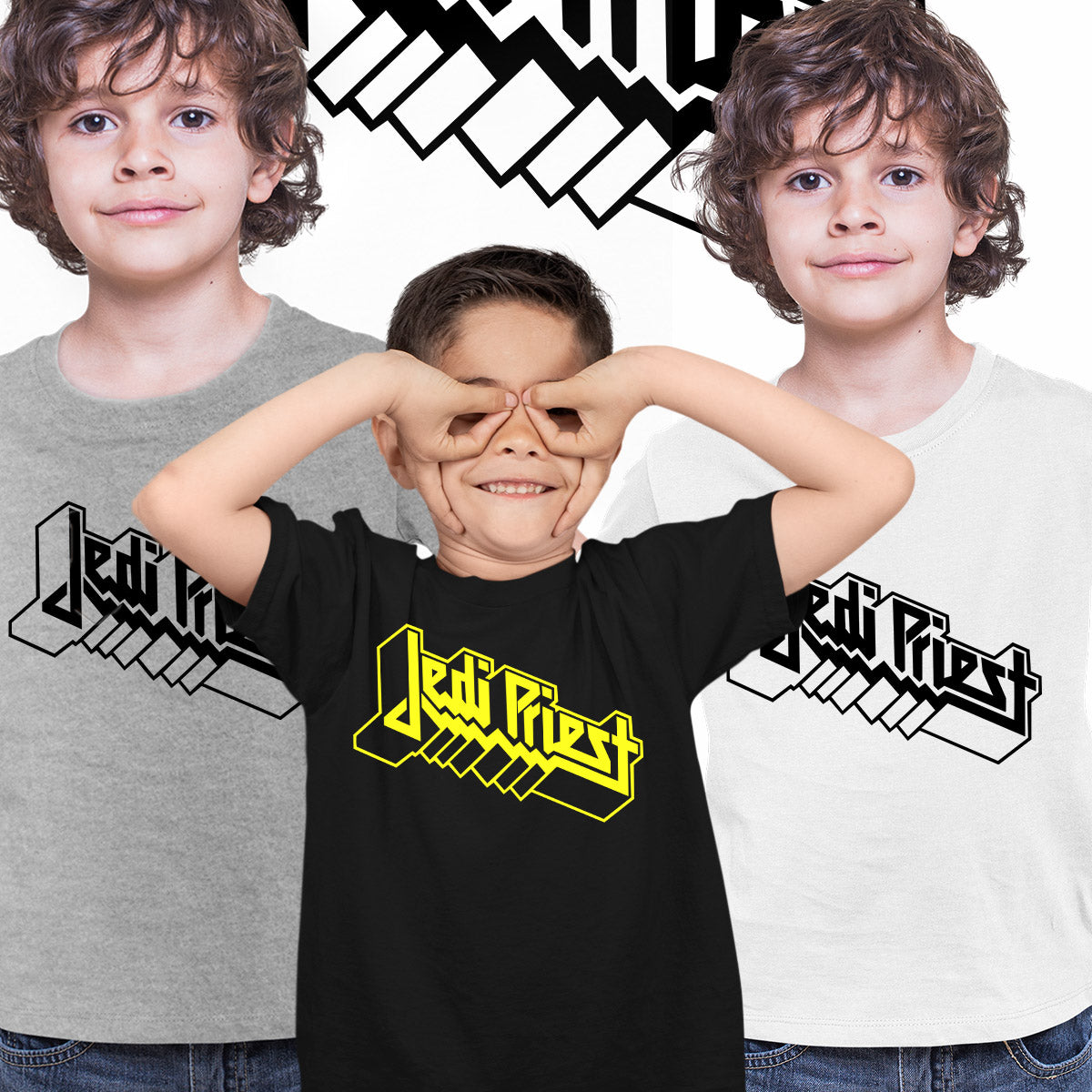 Jedi Priest Star Wars Universe Kids T-Shirt Funny Judas Priest Novelty Funny Gift